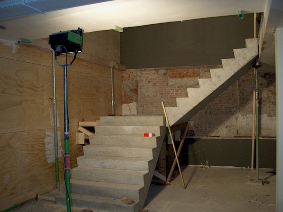 Rekenvoorbeeld betonnen trap (haakse treden)