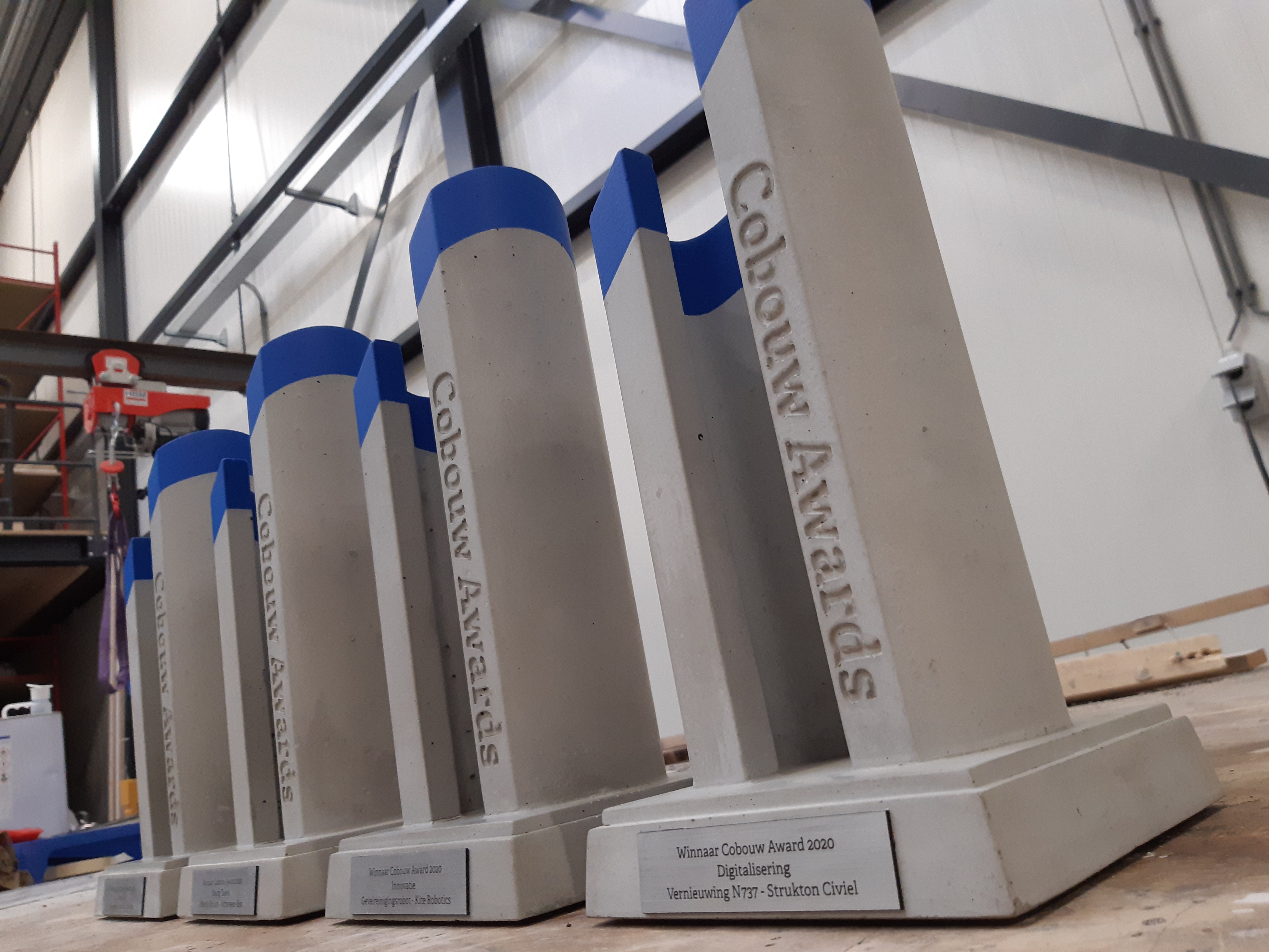 Levering betonnen Cobouw Awards 2020 (en 2018-2019)